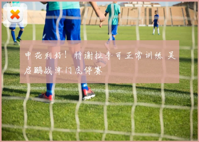 申花利好！特谢拉李可正常训练 吴启鹏战津门虎停赛